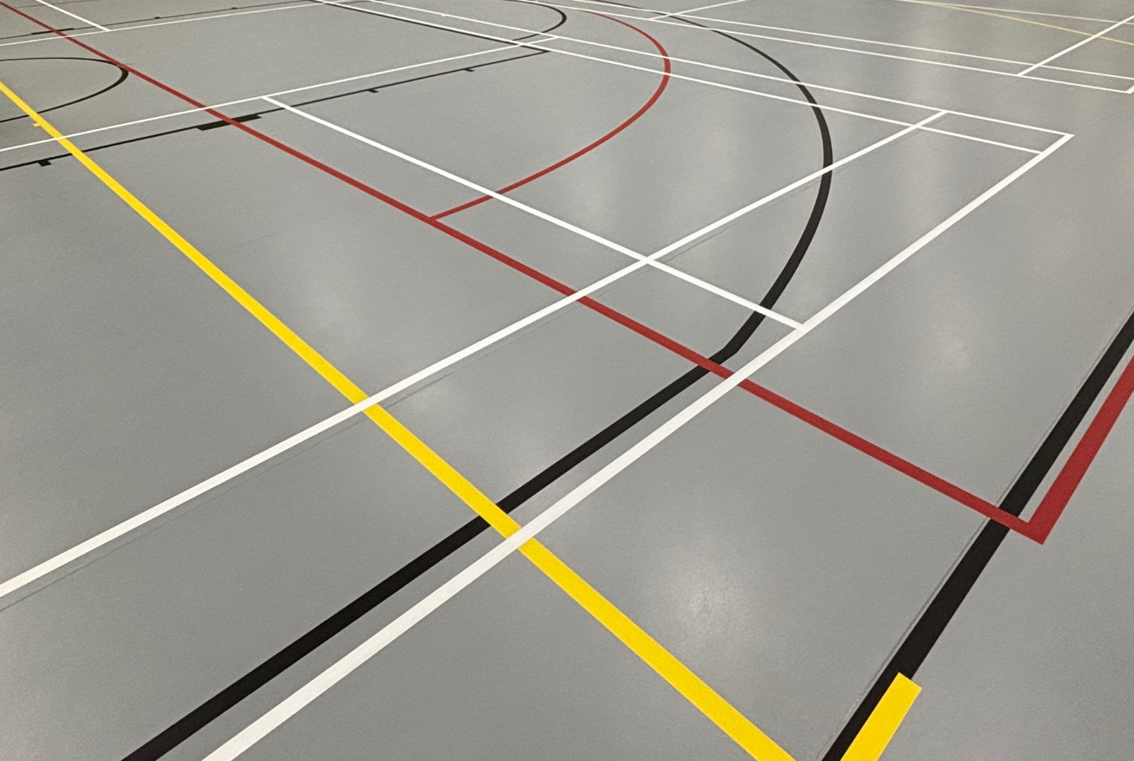 Stamford School Sports Hall Taraflex Evolution SL